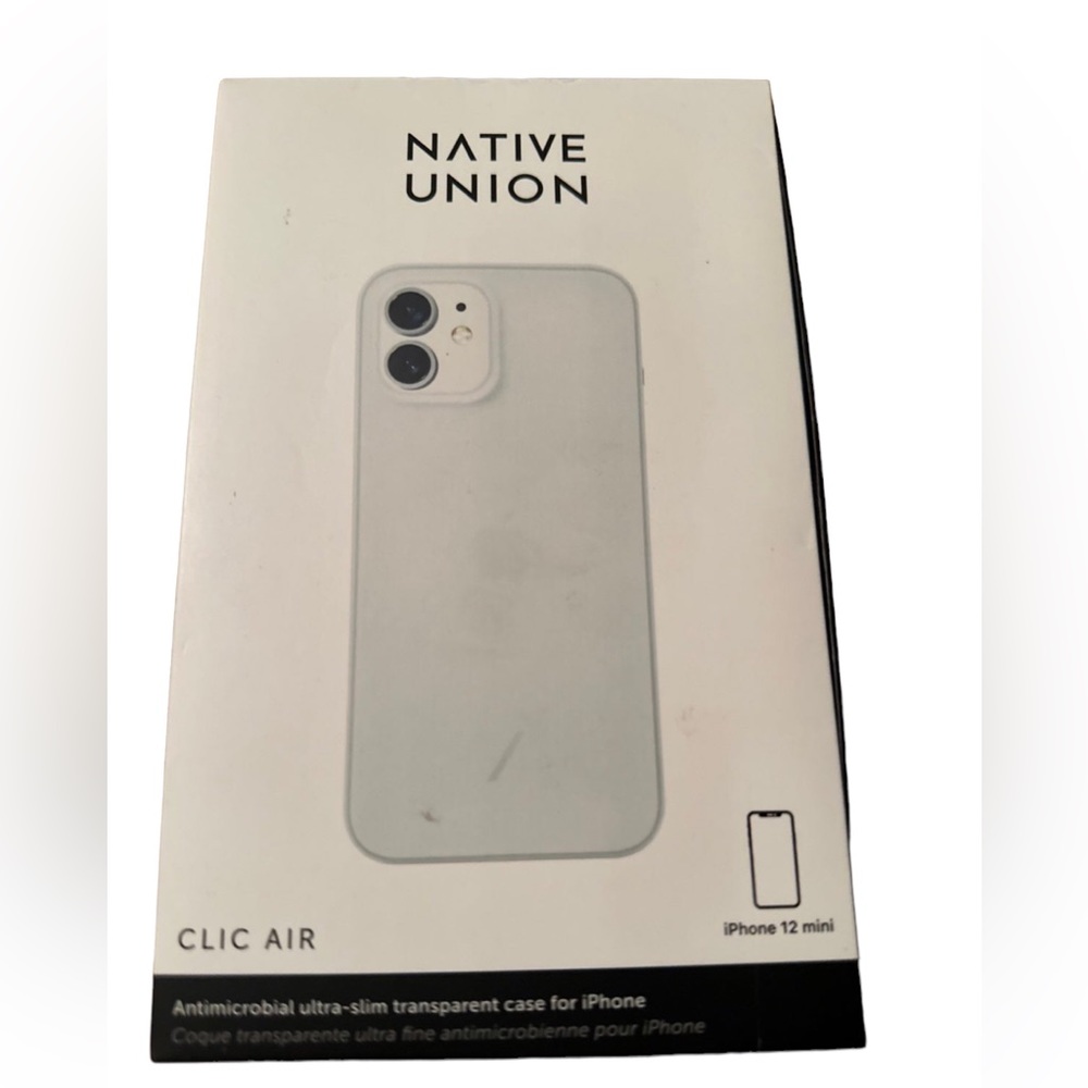 Native union iPhone 12 and iPhone 12 Pro clear case
